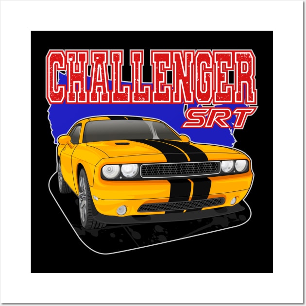 Challenger SRT Wall Art by WINdesign